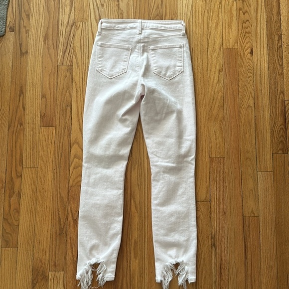 L’Agence sz 24 light pink distressed Jeans great pre owned condition - Picture 4 of 7